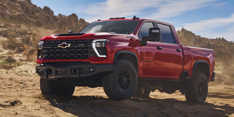 Red 2025 Chevrolet Silverado HD