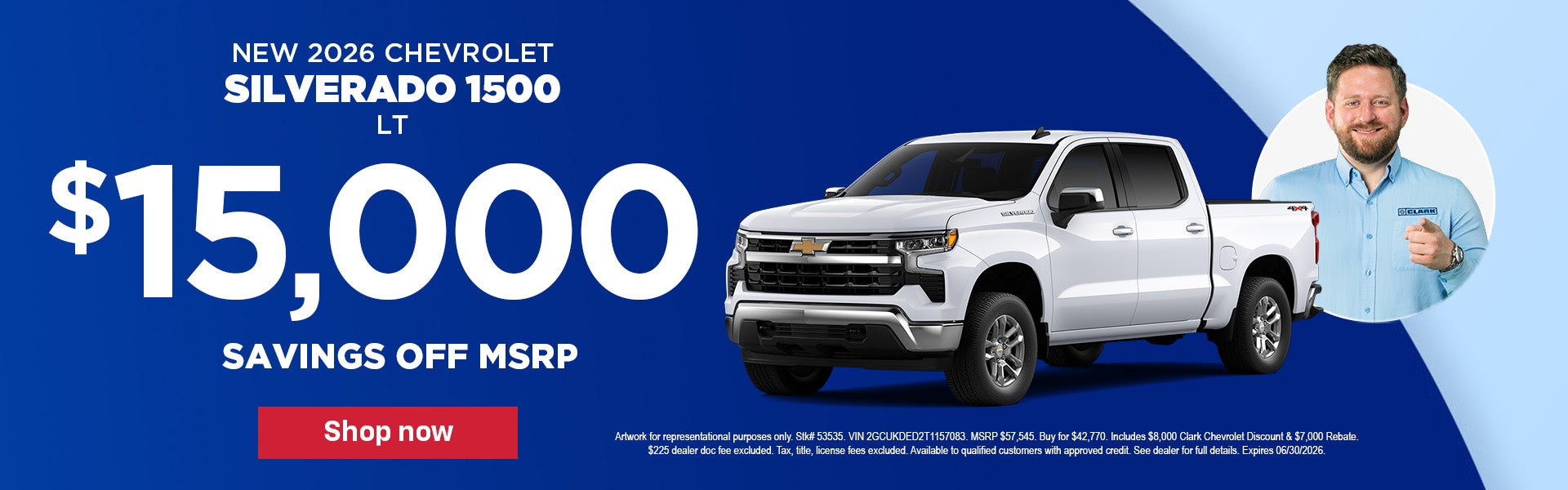 Savings on a 2026 Chevy Silverado 