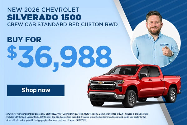 New 2026 Chevrolet Silverado 1500