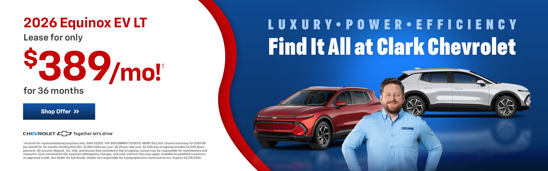 Lease a new Equinox EV