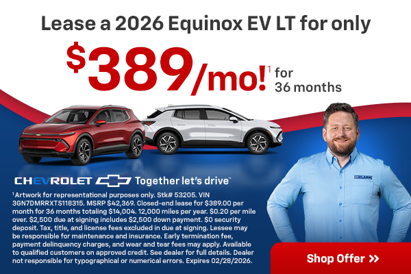 Lease a new Equinox EV