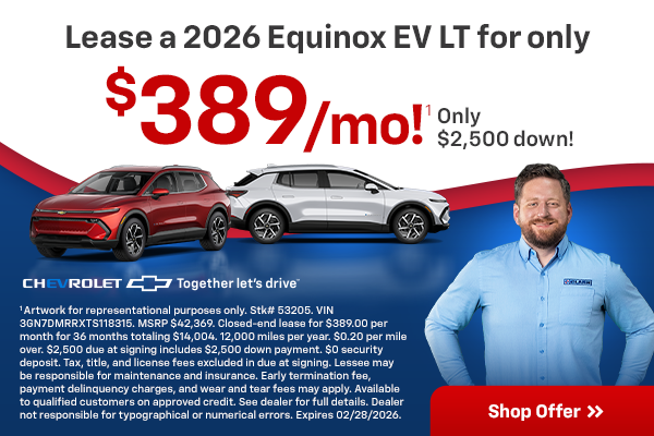 Lease a new Equinox EV